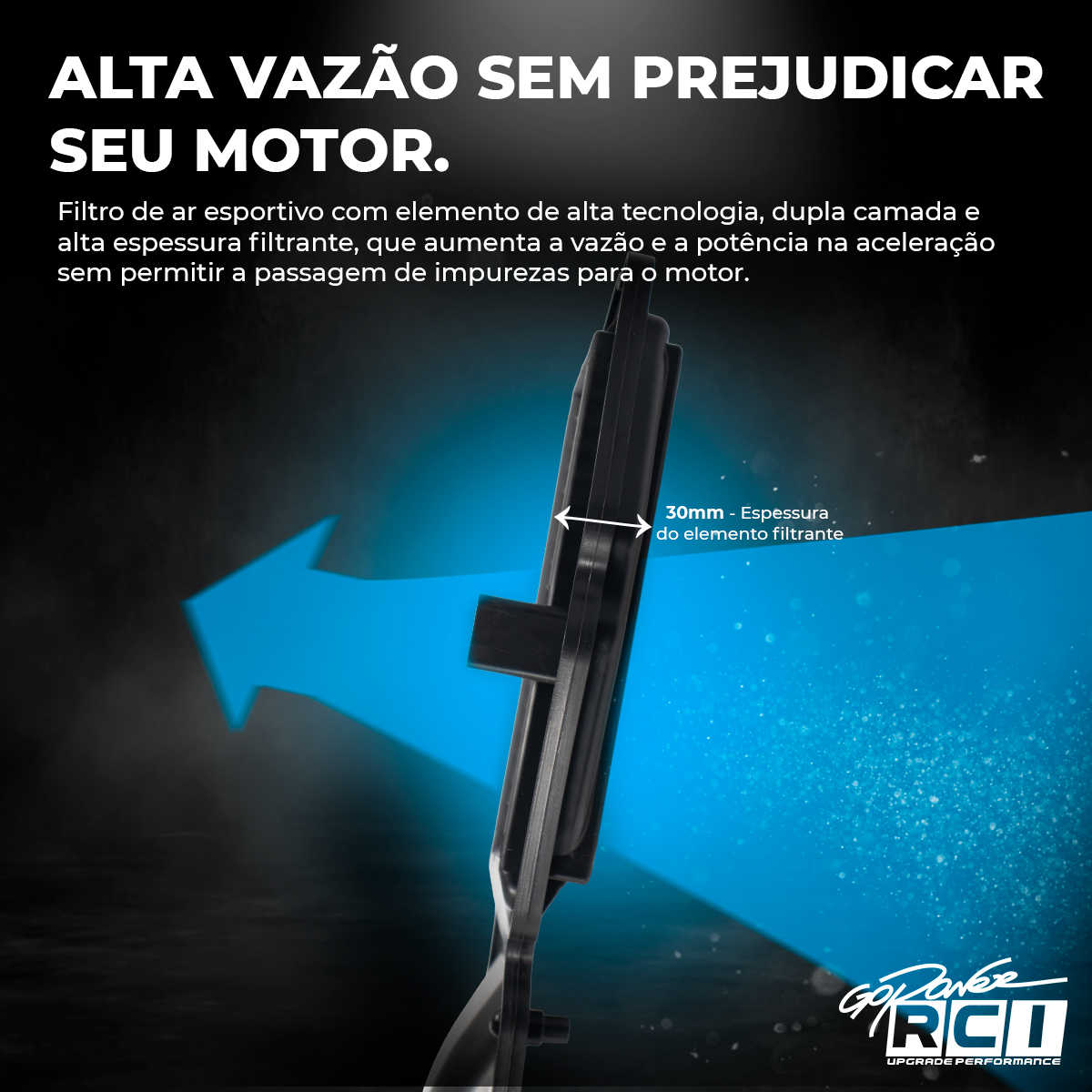 RCI75 - FILTRO DE AR INBOX HONDA ADV150 2021 A 2024 / PCX150 2019 A 2022 - Imagem 2