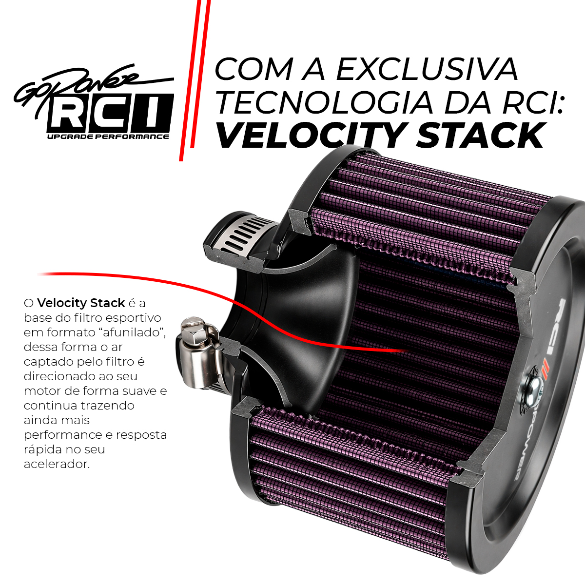 RCI93 - FILTRO DE AR INBOX ROYAL ENFIELD METEOR 350 2021 EM DIANTE / CLASSIC 350 / HUNTER 350 2022 EM DIANTE - Imagem 2