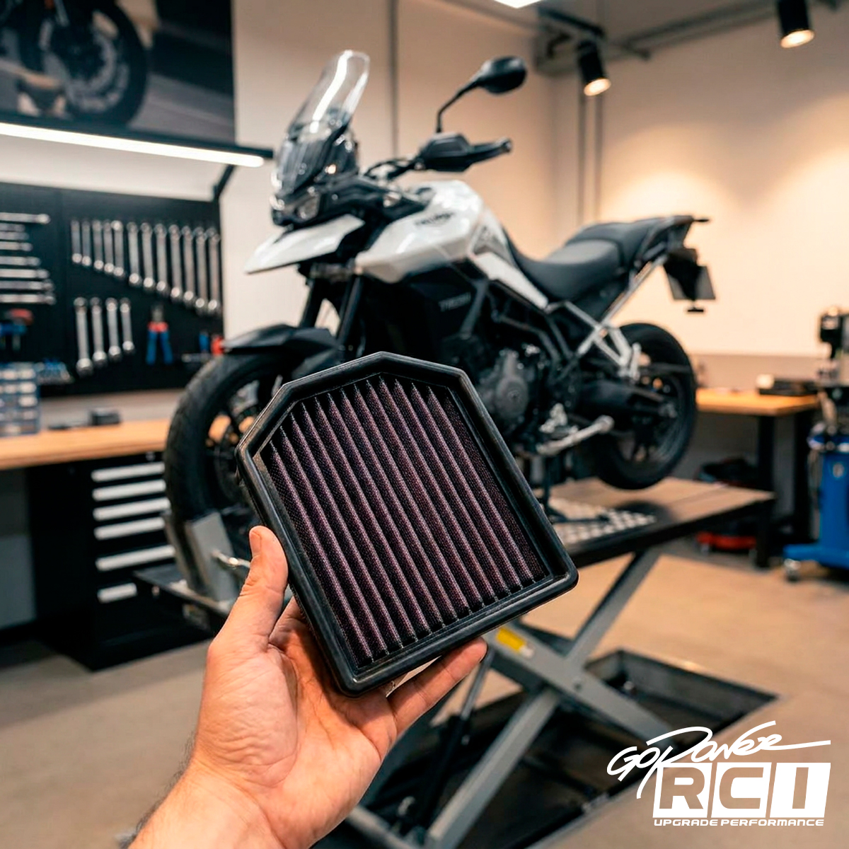 RCI91 - FILTRO DE AR INBOX TRIUMPH TIGER 900 2020 EM DIANTE TODAS VERSOES STANDARD/GT/GT PRO/RALLY PRO - Imagem 3