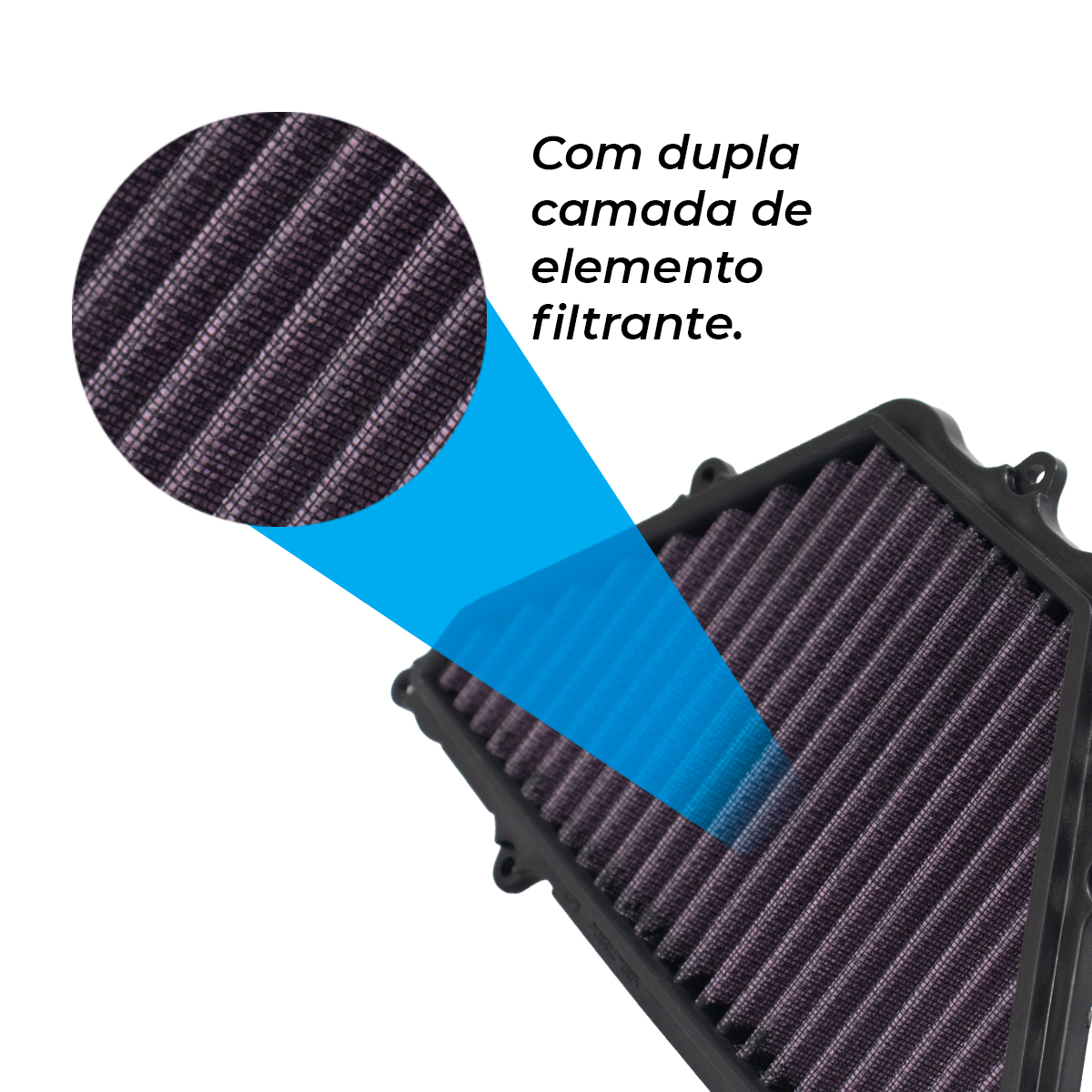 RCI73 - FILTRO DE AR INBOX HONDA X-ADV 750 2017 A 2021 - Imagem 3