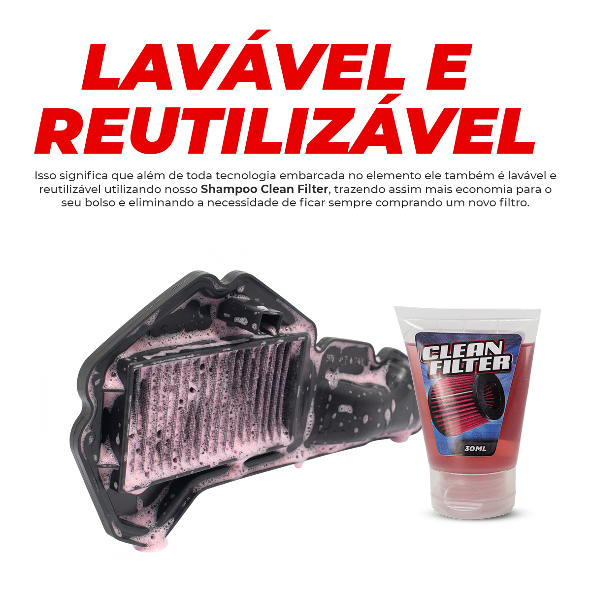 RCI75 - FILTRO DE AR INBOX HONDA ADV150 2021 A 2024 / PCX150 2019 A 2022 - Imagem 5