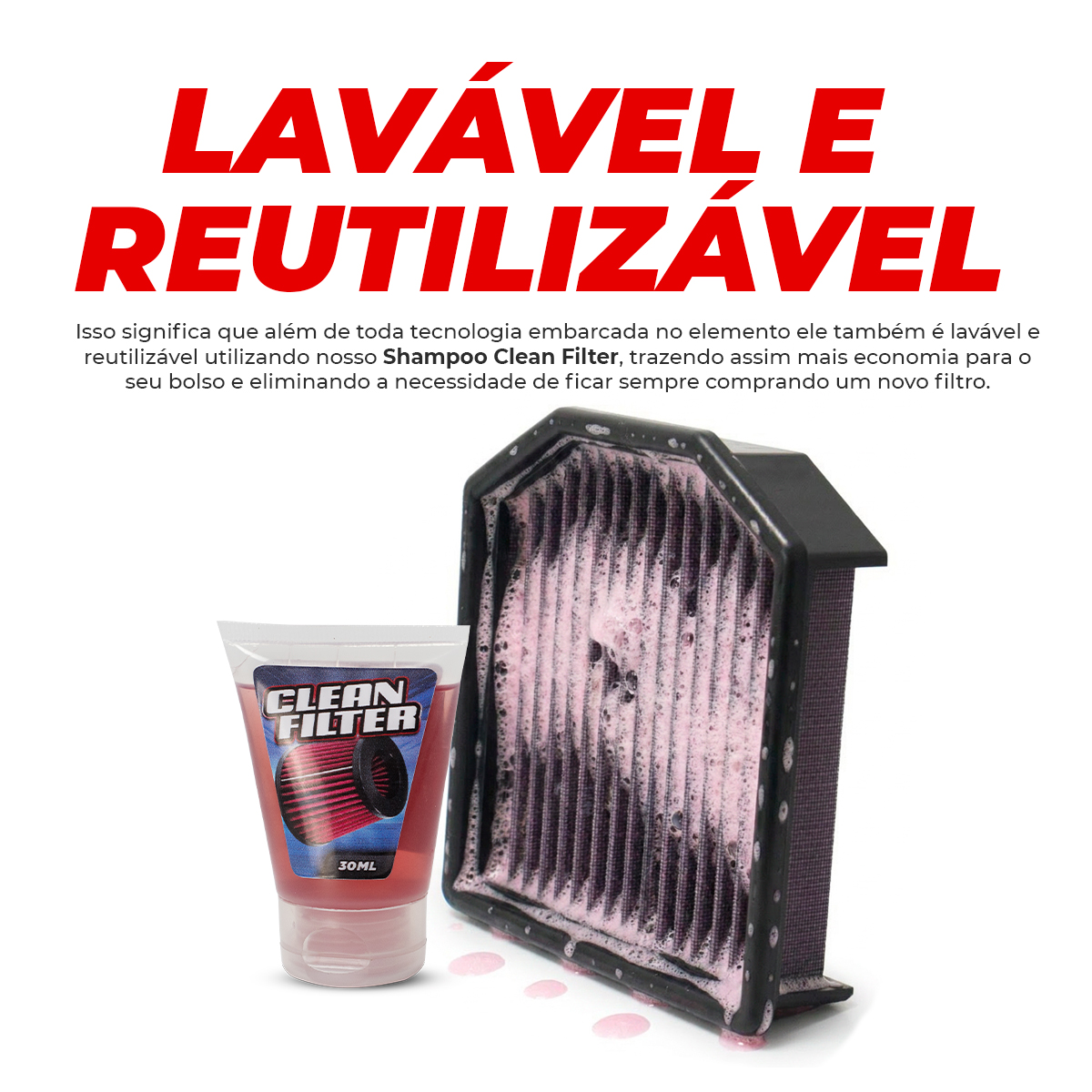 RCI91 - FILTRO DE AR INBOX TRIUMPH TIGER 900 2020 EM DIANTE TODAS VERSOES STANDARD/GT/GT PRO/RALLY PRO - Imagem 5