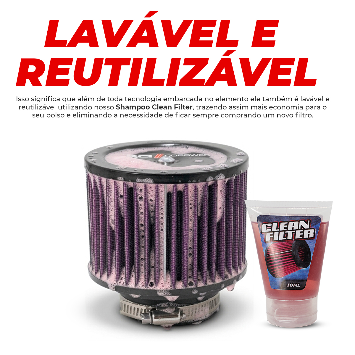 RCI93 - FILTRO DE AR INBOX ROYAL ENFIELD METEOR 350 2021 EM DIANTE / CLASSIC 350 / HUNTER 350 2022 EM DIANTE - Imagem 5