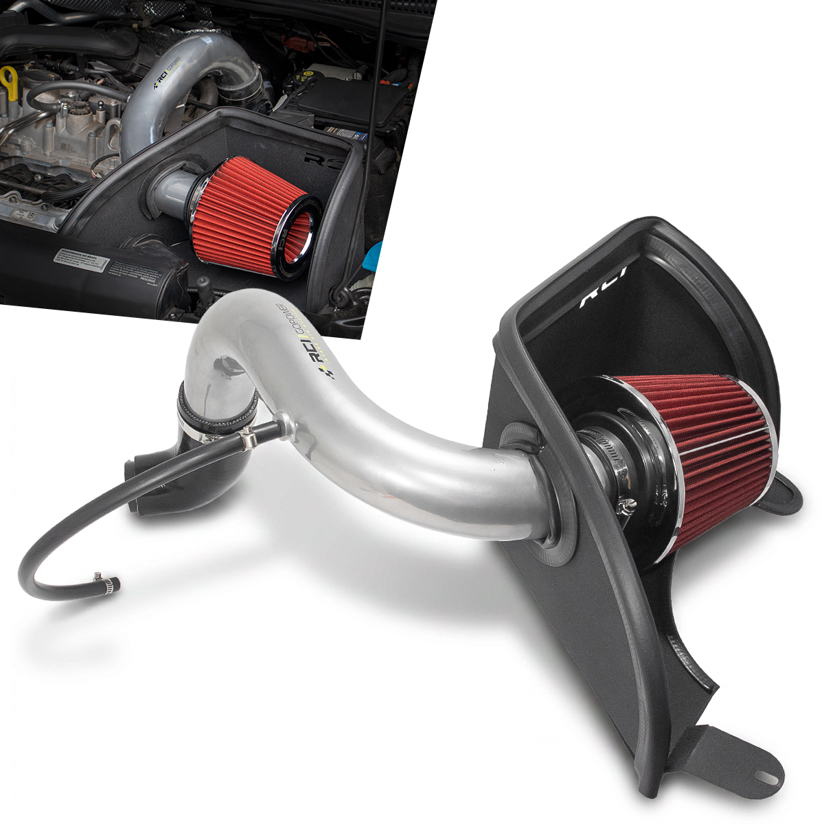 RCI073 – KIT INTAKE VW GOLF 1.0 TSI 2016 A 2021 / T-CROSS 1.0 TSI 2019 A 2021 / POLO 1.0 TSI 2018 A 2021 / VIRTUS 1.0 TSI 2018 A 2021 / NIVUS 1.0 TSI 2020 A 2021