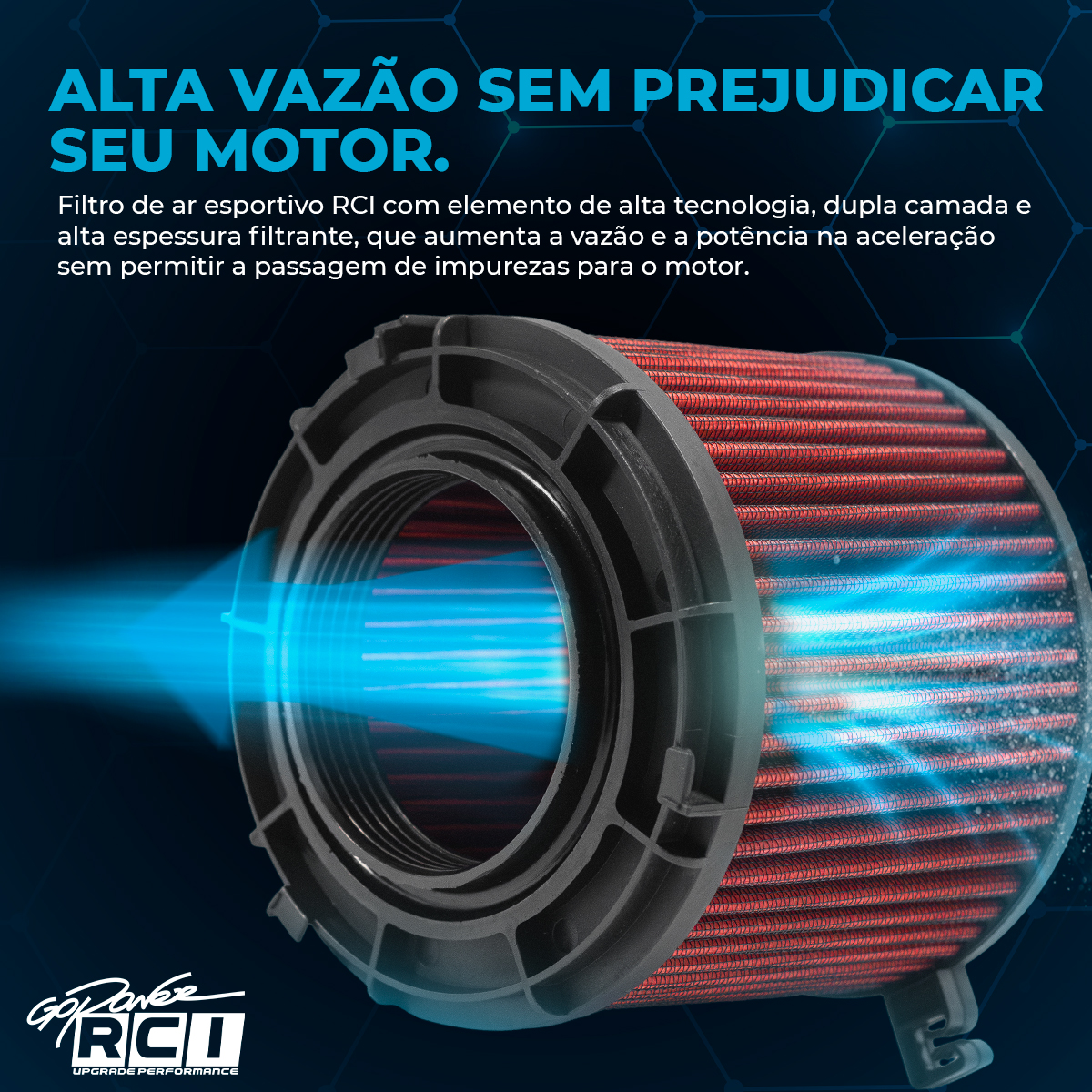 RCI218 - FILTRO DE AR INBOX AUDI A4 2.0 TFSI 252CV 2017 EM DIANTE / A5 2.0 TFSI 252CV 2017 EM DIANTE / Q5 2.0 TFSI 252CV 2017 EM DIANTE / RS4 2.9 TFSI 450CV 2019 EM DIANTE / RS5 2.9 TFSI 450CV 2019 EM DIANTE - Imagem 4