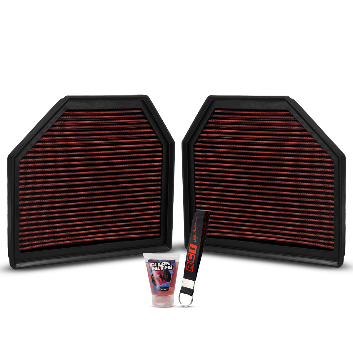 RCI170 – FILTRO DE AR INBOX BMW M2 COMPETITION 3.0 TURBO 2018 A 2021 / BMW M3 3.0 TURBO 2014 A 2019 / BMW M4 3.0 TURBO 2014 A 2020 / BMW M5 4.4 V8 TURBO 2011 A 2017 / BMW M6 4.4 V8 TURBO 2012 A 2018 / BMW M6 GRAN COUPE 4.4 V8 TURBO 2013 A 2018