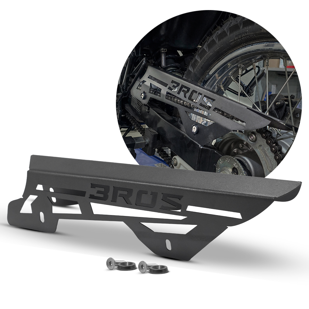 RCI628PT – PROTETOR DE CORRENTE DA BROS160 XRE190 2025 EM DIANTE – XR300L TORNADO / SAHARA 300 2024 EM DIANTE