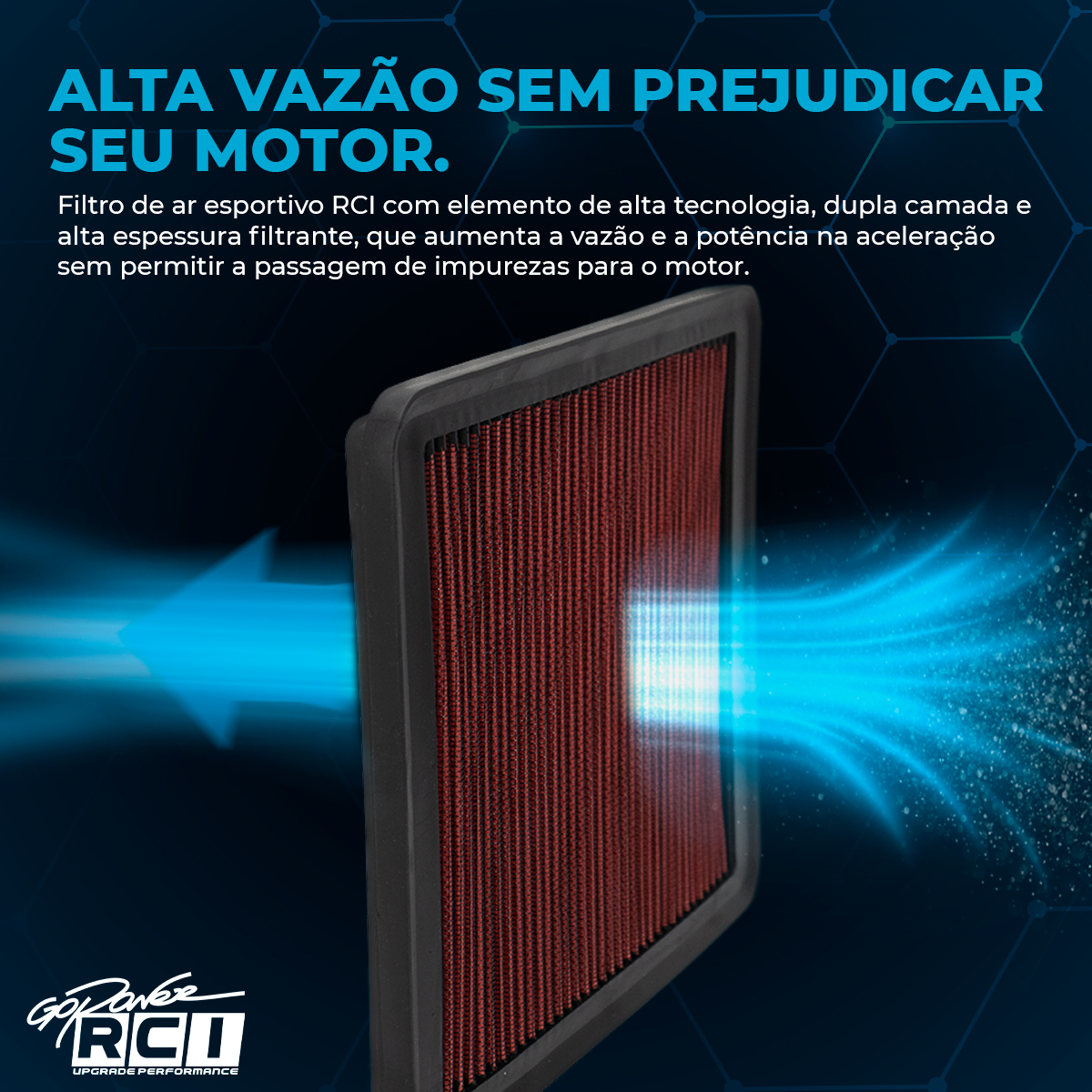 RCI178 - FILTRO DE AR INBOX HYUNDAI AZERA 3.0 V6 2012 A 2017 / HYUNDAI SONATA 2.4 16V 2011 A 2014 / HYUNDAI SANTA FE 3.5 V6 2010 A 2012 / KIA OPTIMA 2.4 16V 2011 A 2015 / KIA SORENTO 2.4 16V 2010 A 2012 - Imagem 5