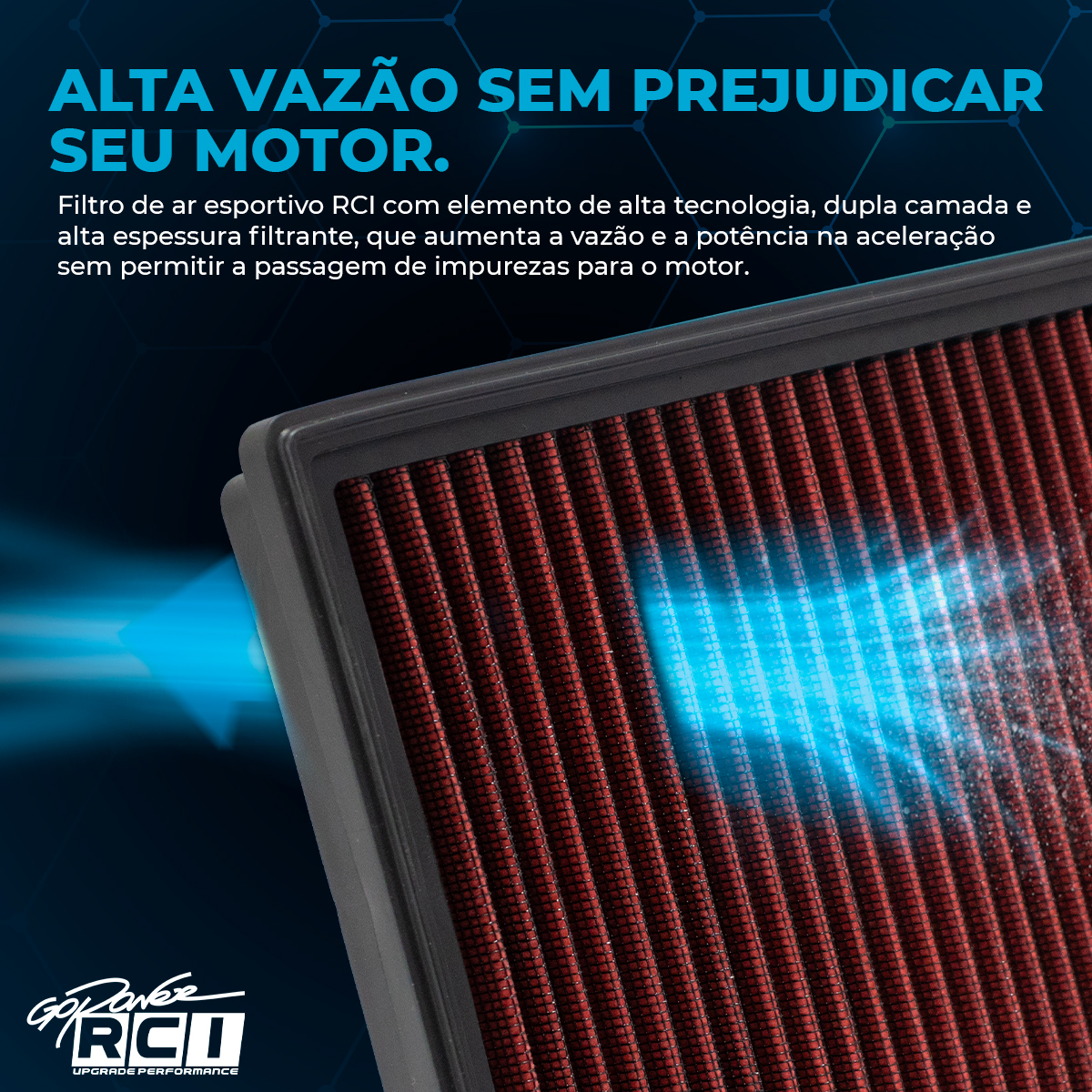 RCI138 - FILTRO DE AR INBOX CHEVROLET ONIX 1.0 8V 2012 A 2019 / ONIX 1.4 8V 2012 A 2019 / PRISMA 1.0 8V 2013 A 2019 / PRISMA 1.4 8V 2013 A 2019 / SONIC 1.4 16V 2012 A 2014 / SONIC 1.8 16V 2012 A 2014 - Imagem 5
