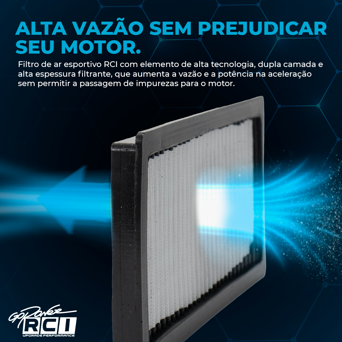 RCI215 - FILTRO DE AR INBOX FORD FUSION 2.5 DURATEC 16V 2013 A 2019 / FUSION 2.0 ECOBOOST 16V 2013 A 2019 / EDGE 3.5 V6 24V 2015 A 2018 / EDGE 2.7 V6 ECOBOOST 2019 A 2021 / EDGE ST 2.7 V6 ECOBOOST 2019 A 2021 - Imagem 3