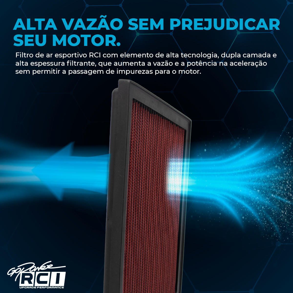RCI173 - FILTRO DE AR INBOX BMW X1 sDrive20i F48 2.0 TURBO 2016 EM DIANTE / X1 xDrive25i F48 2.0 TURBO 2016 EM DIANTE / BMW 225i ACTIVE TOURER 2.0 TURBO 2015 EM DIANTE / MINI COOPER S 2.0 TURBO 2014 EM DIANTE / MINI COOPER 1.5 TURBO 2014 EM DIANTE - Imagem 5