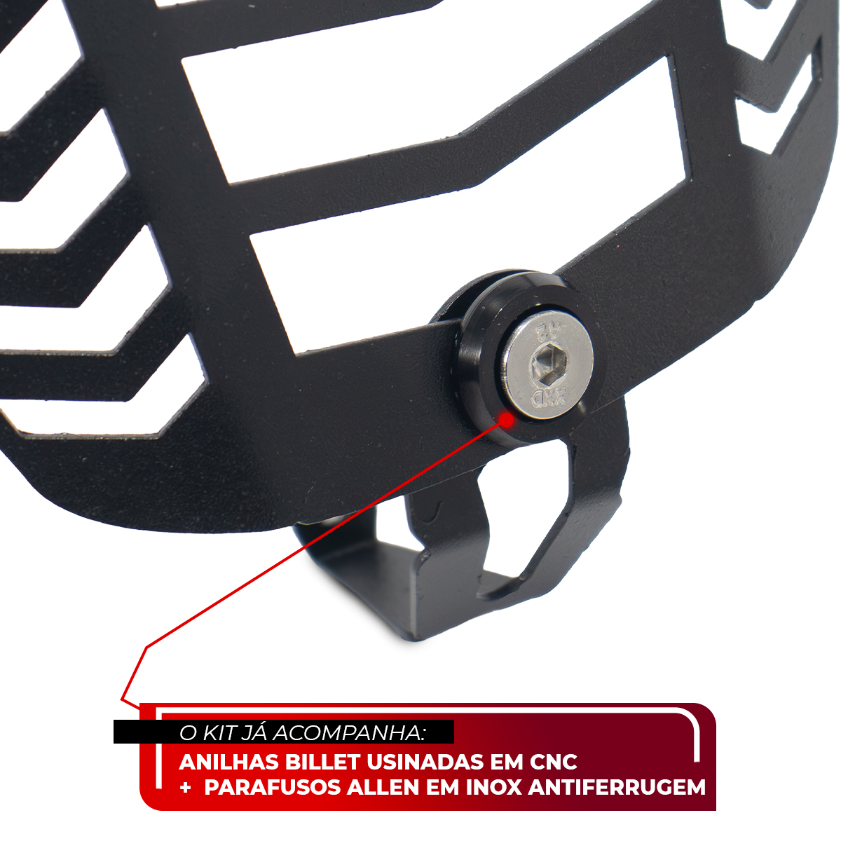 RCI625PT - PROTETOR DE FAROL DA BROS (GEOMETRICO) - Imagem 4