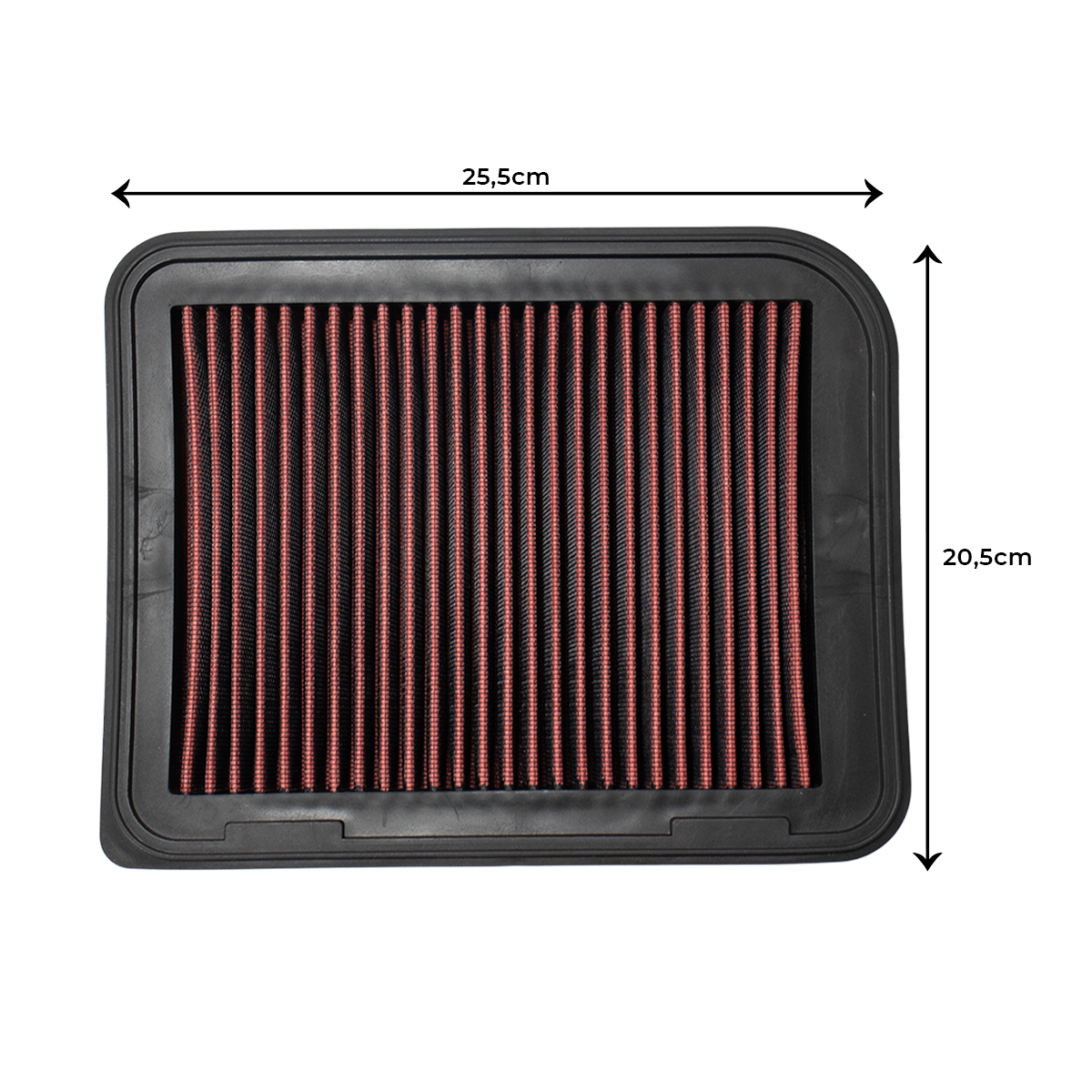 RCI153 - FILTRO DE AR INBOX MITSUBISHI LANCER 2.0 16V 2013 A 2019 / ASX 2.0 16V 2013 EM DIANTE / OUTLANDER 2.0 16V 2012 A 2018 / OUTLANDER 3.0 V6 2014 A 2018 - Imagem 4