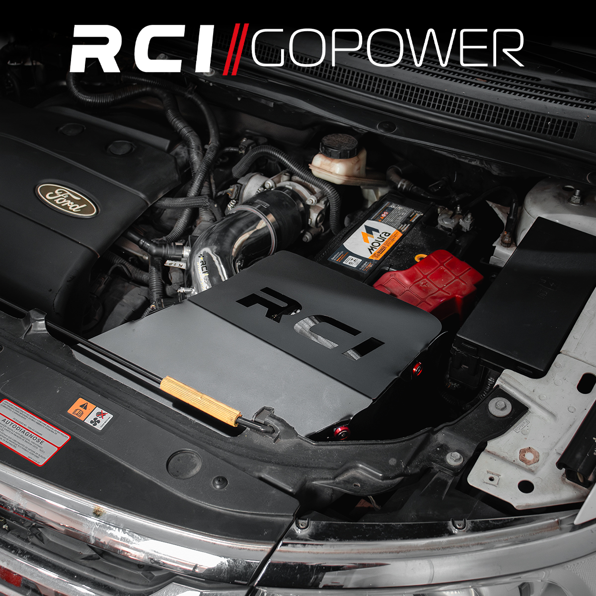 RCI074 - KIT INTAKE FORD EDGE 3.5 V6 24V 2008 A 2014 (COM SENSOR MAF) - Imagem 3